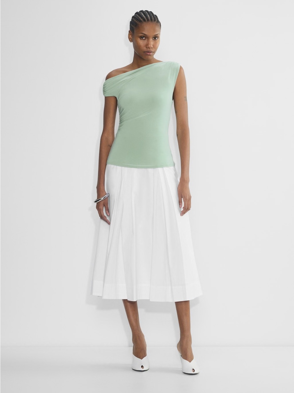 Aritzia Babaton Gallery Top Terrace Sage Size XS